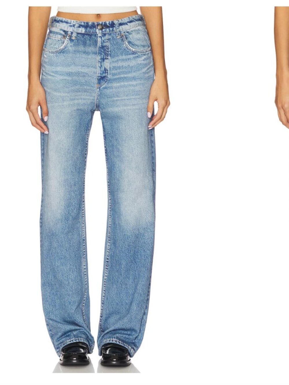 New with Tags NWT Miramar Terry Tessa Straight Rag & Bone '"Jeans"